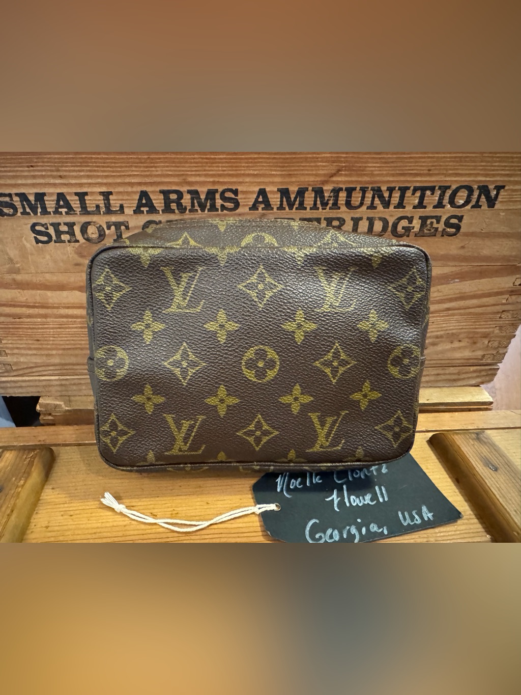 Louis Vuitton Trousse 18, Rare Size, Clutch, Toiletry